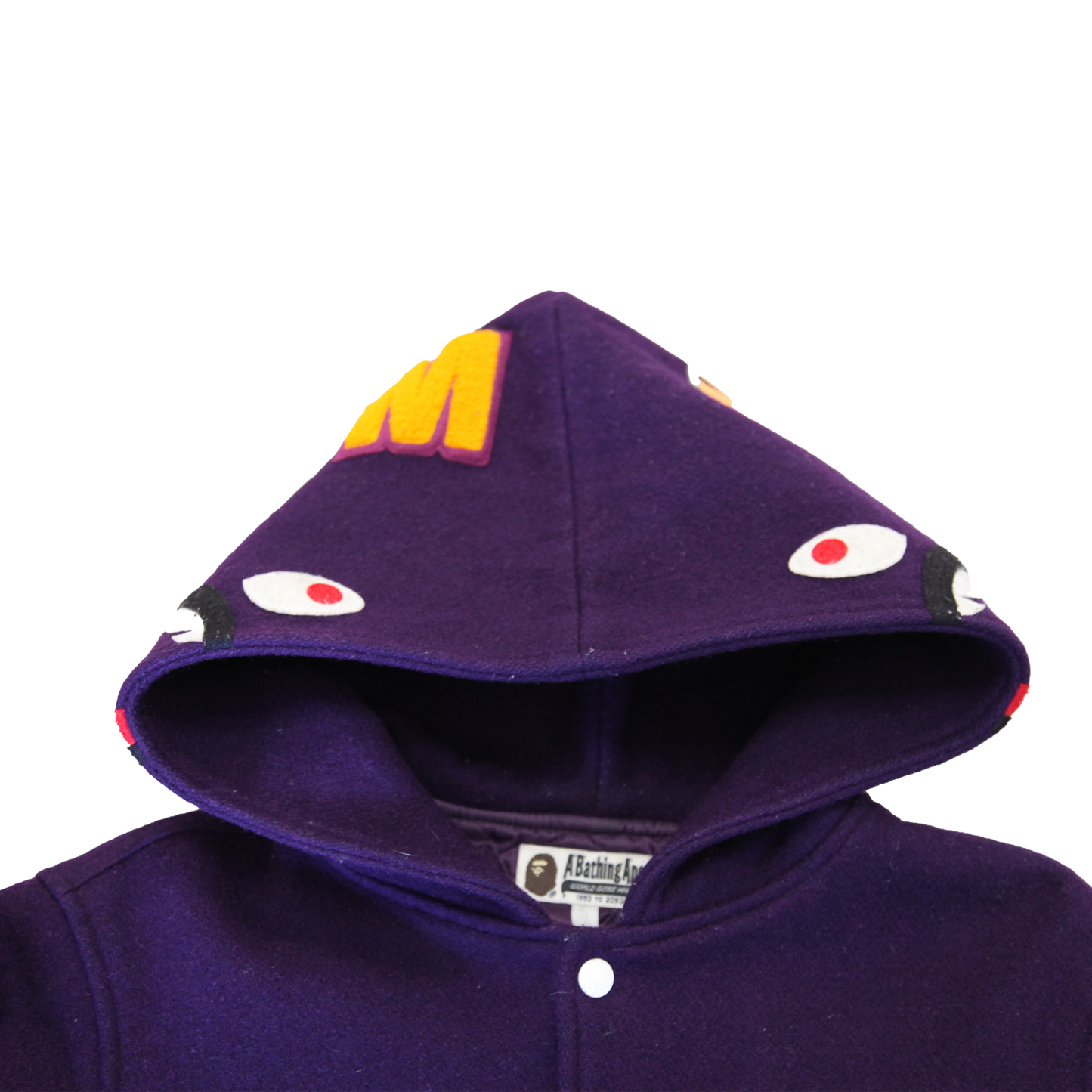 BAPE Hooded Wool Varsity Jacket