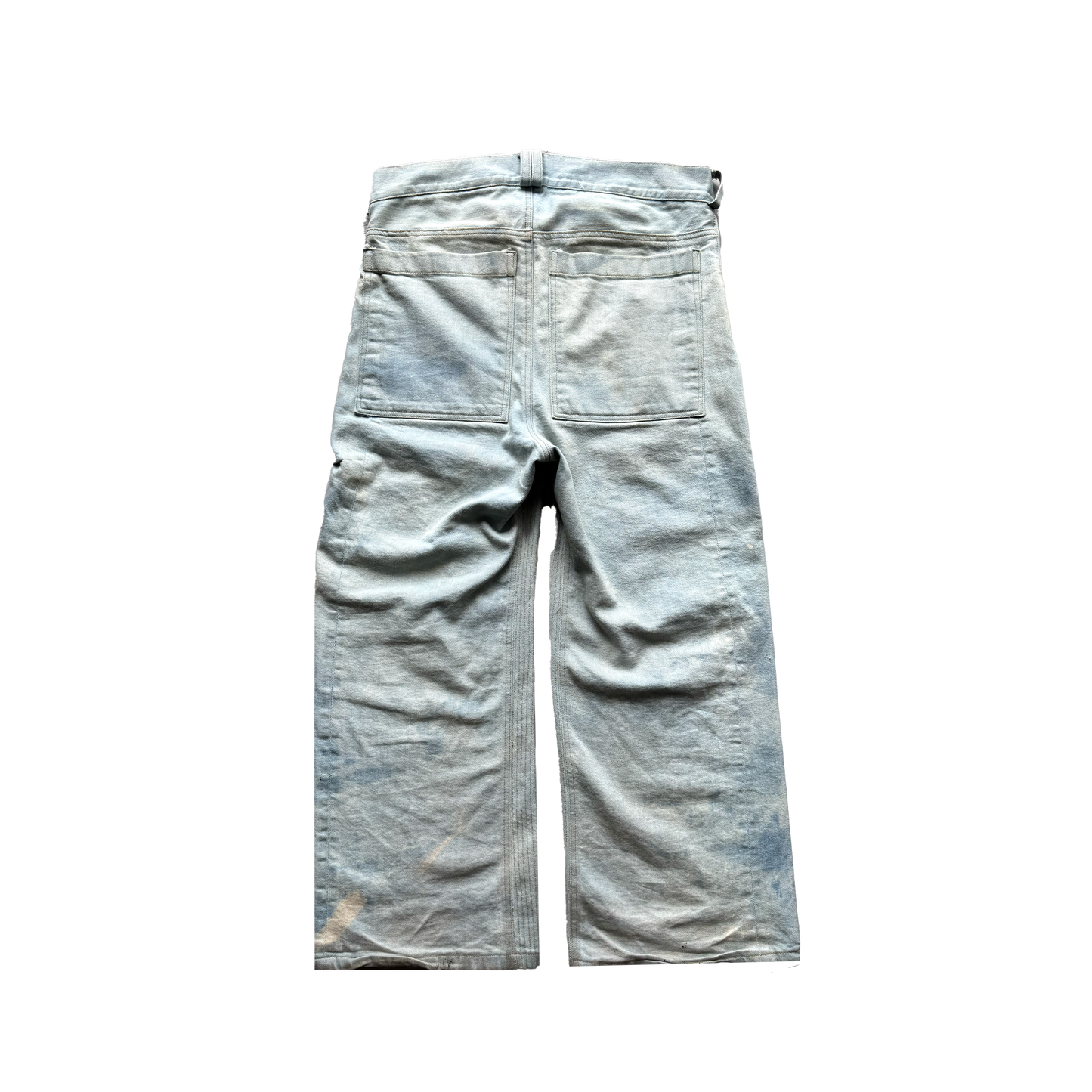Bleached Denim Pants