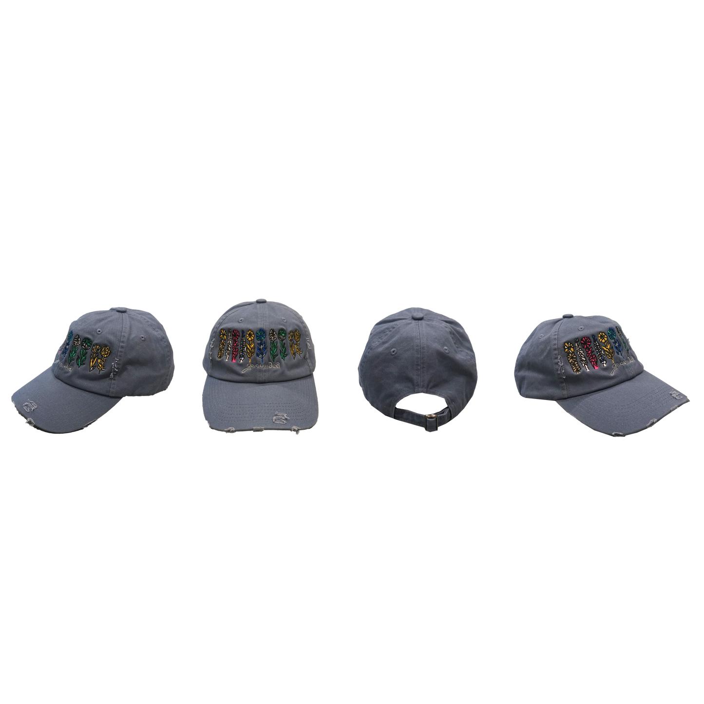 Flower Hat (Blue)