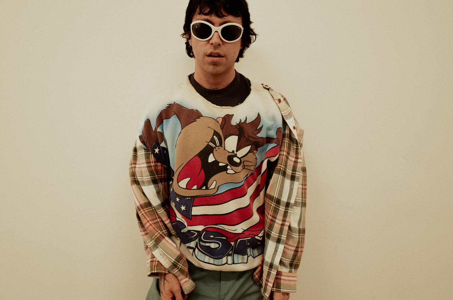 Taz Cropped Sweater