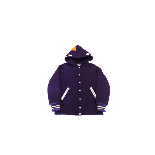 BAPE Hooded Wool Varsity Jacket