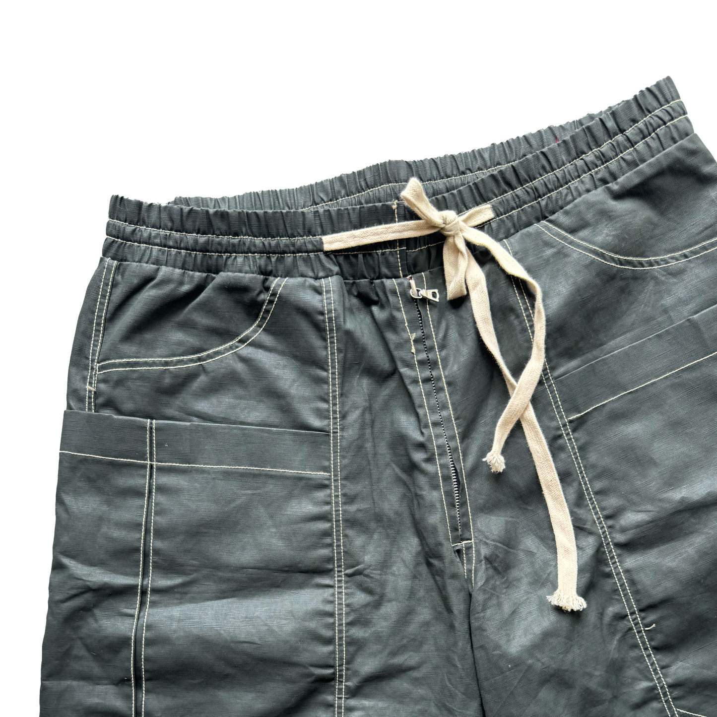 Black Canvas Shorts