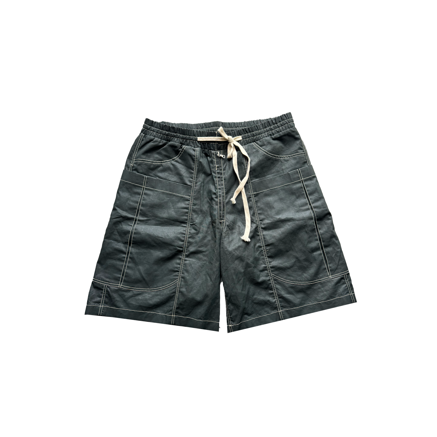 Black Canvas Shorts