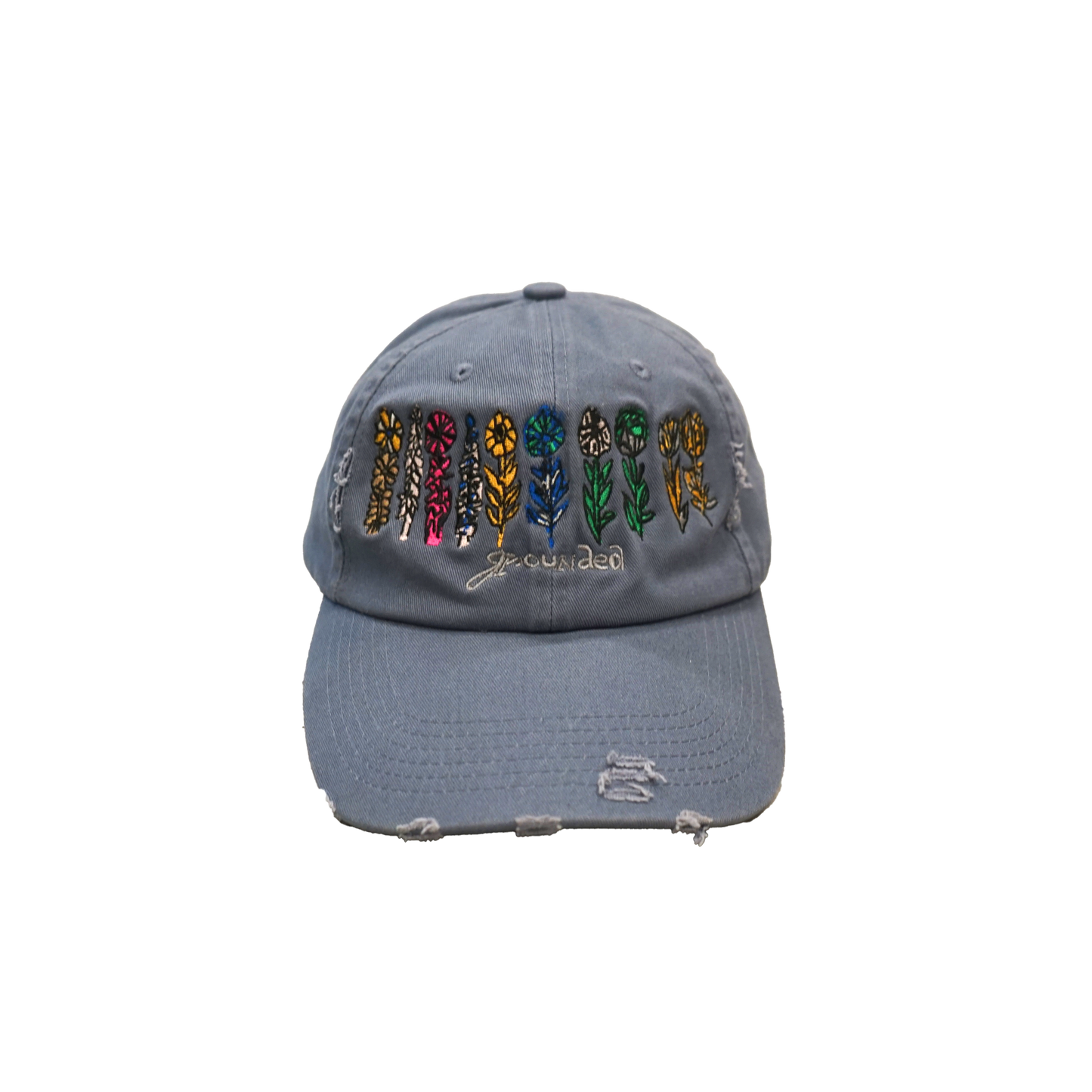 Flower Hat (Blue)