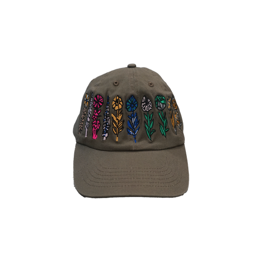 Flower Hat (Olive)