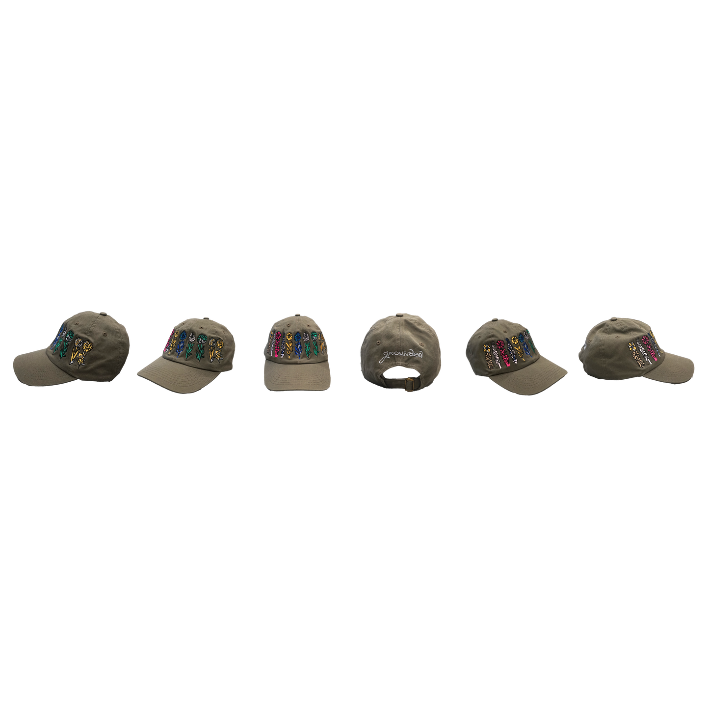Flower Hat (Olive)