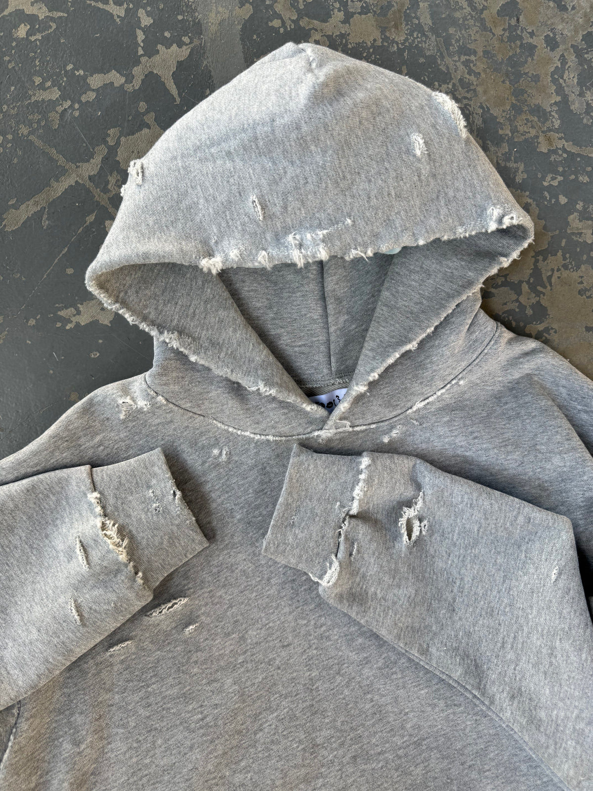 Distressed Grey V2 Hoodie