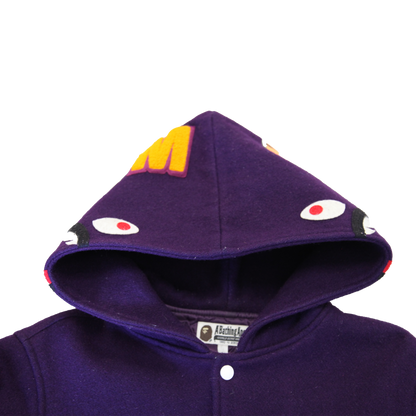 BAPE Hooded Wool Varsity Jacket