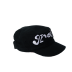 Black Military Hat