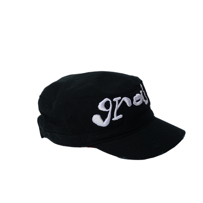 Black Military Hat