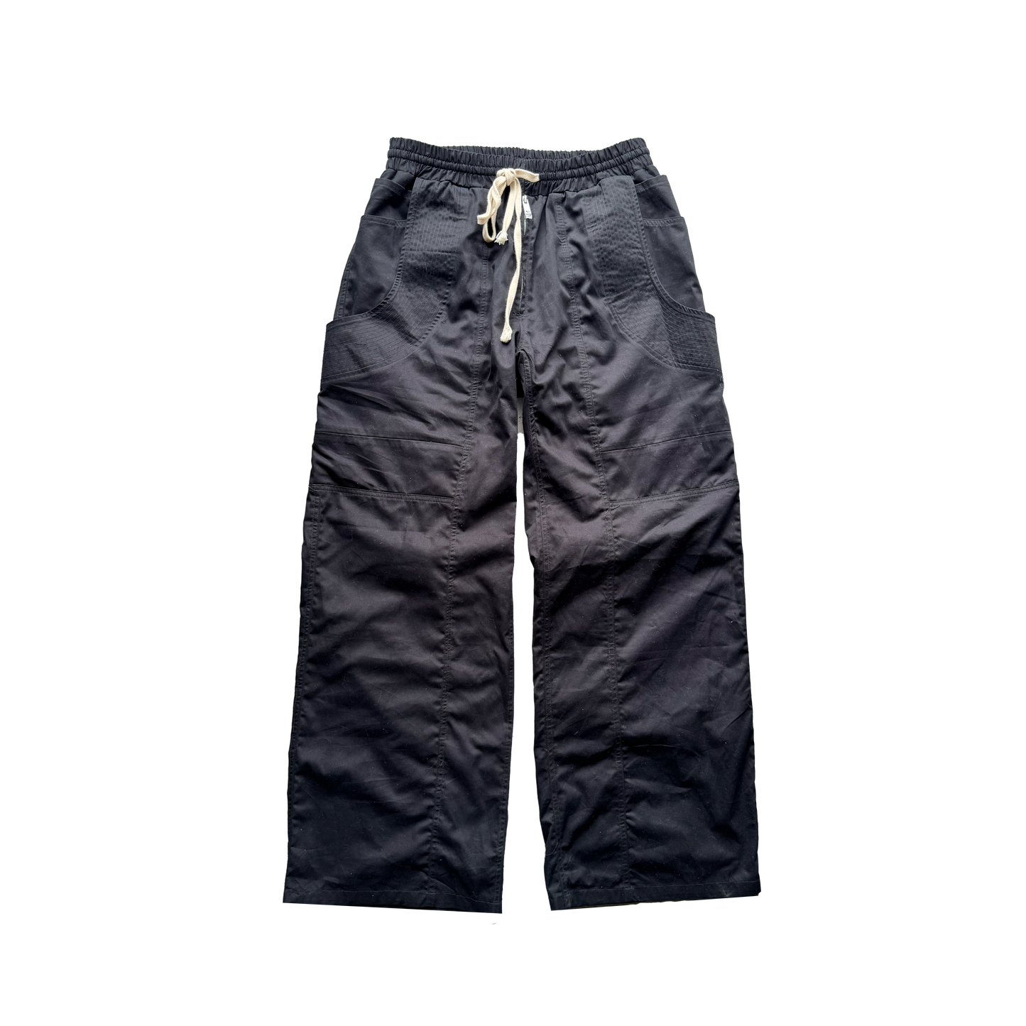 Black Nylon Pants