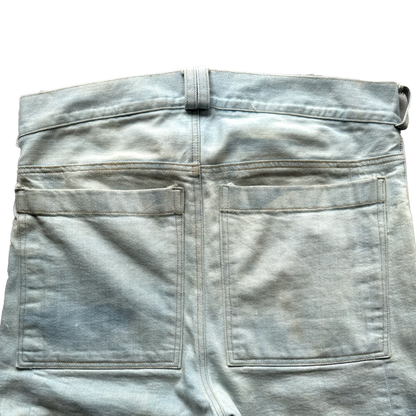 Bleached Denim Pants