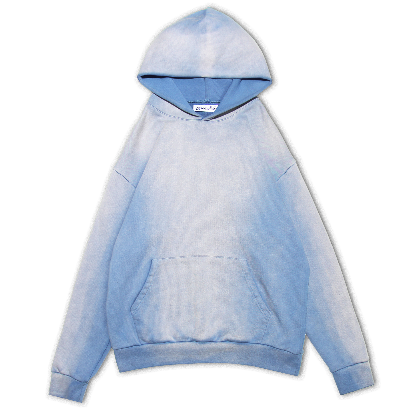 Ice Blue Sun-faded Hoodie V2