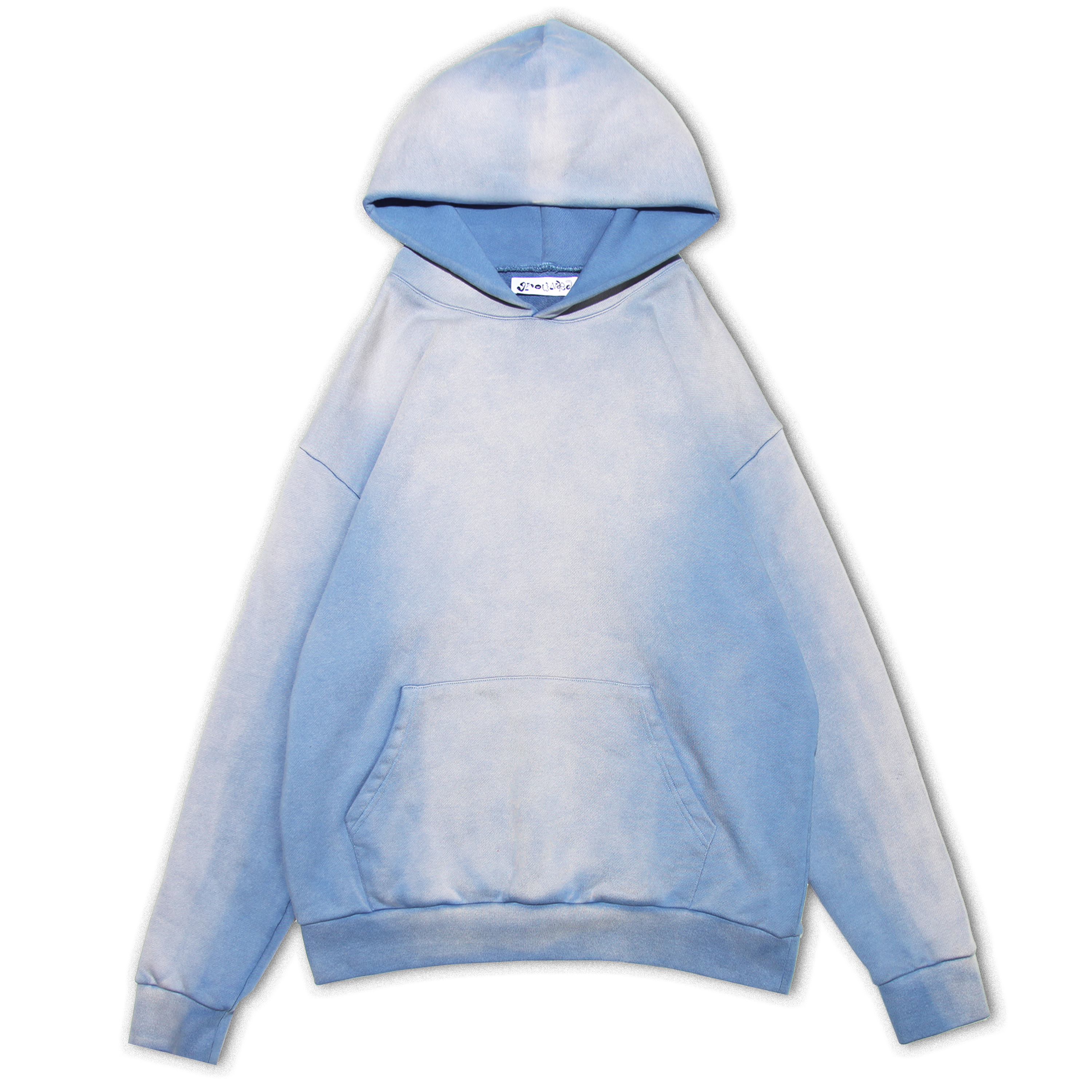 Ice Blue Sun-faded Hoodie V2