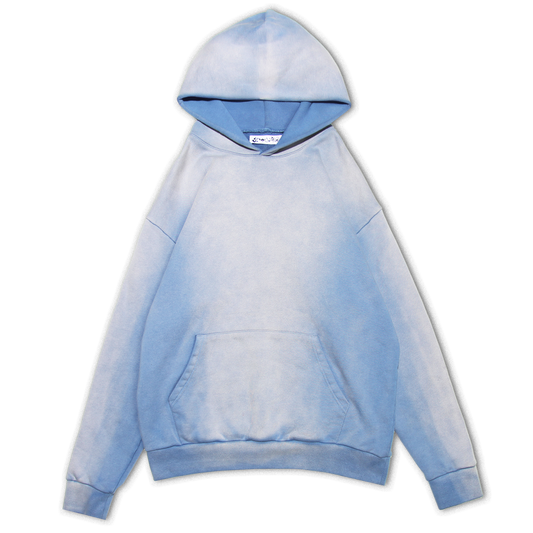 Ice Blue Sun-faded Hoodie V2