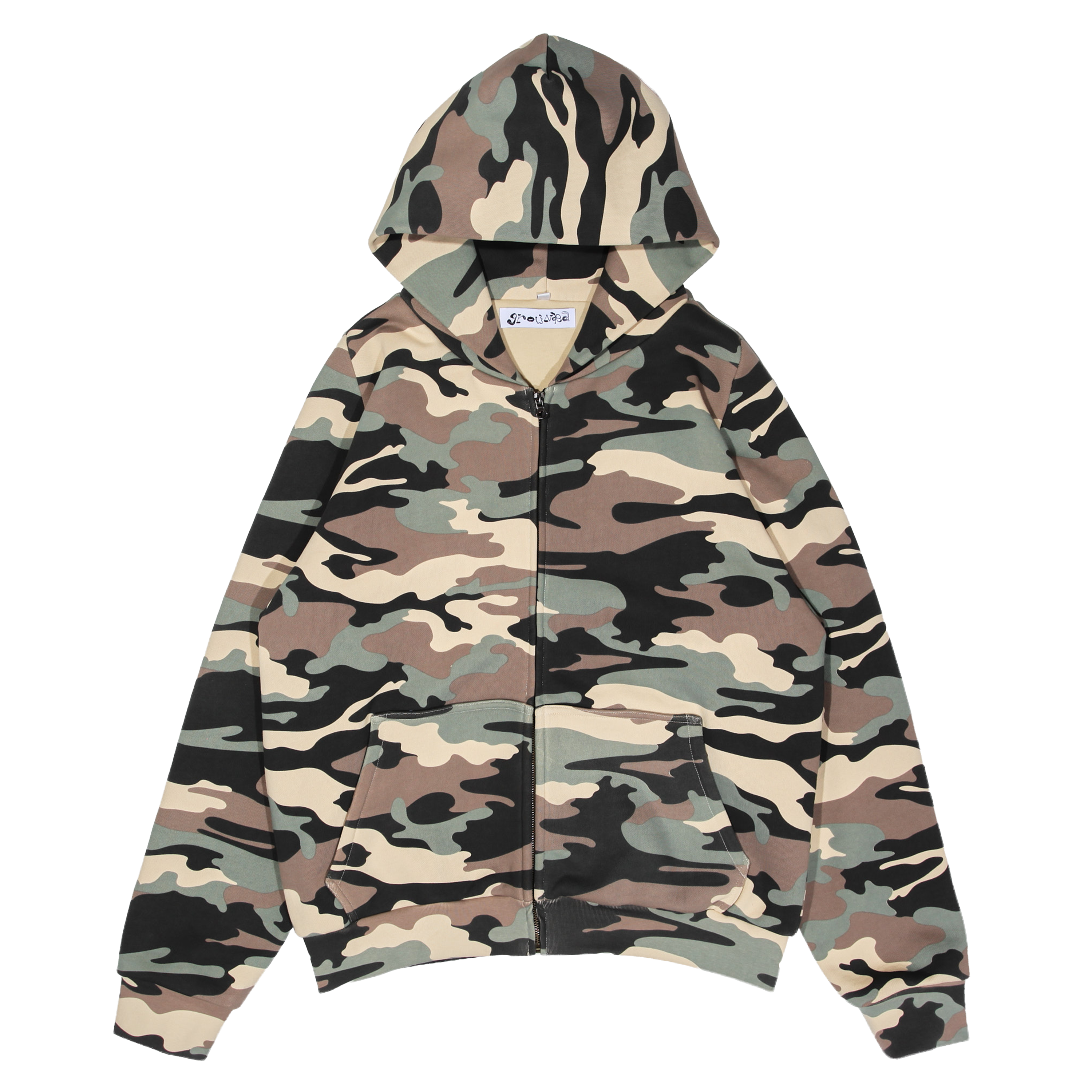 Desert Camo Zip Up