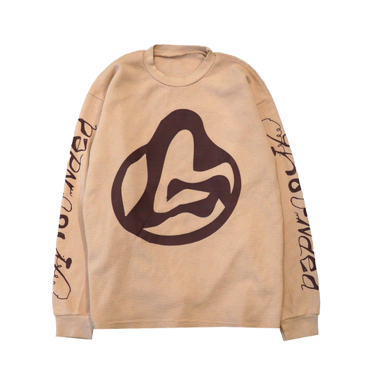 Grounded Logo Thermal - Tan