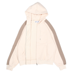 Creme Two Tone Zip Up