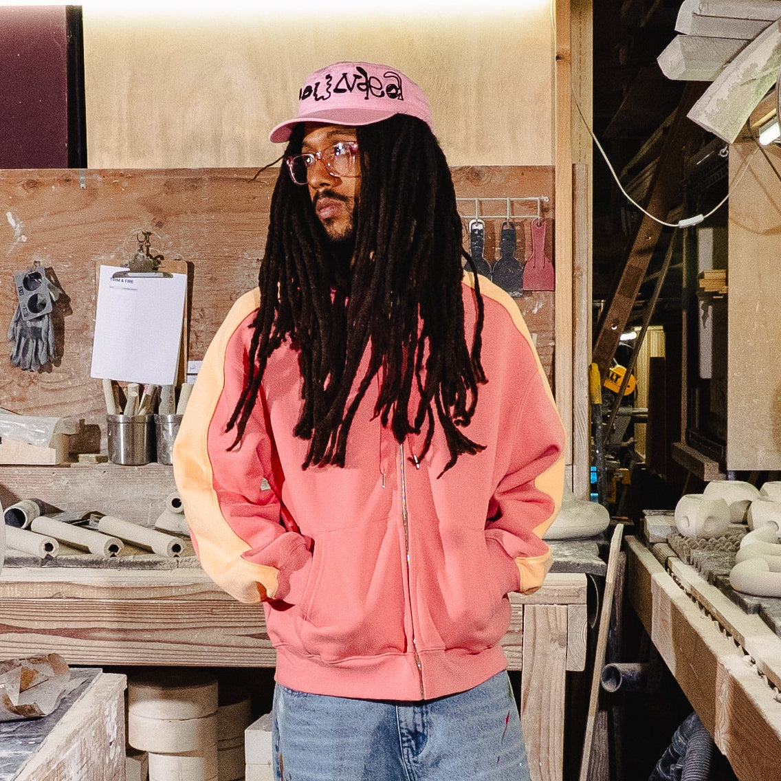 Pink Military Hat