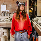 Brown Military Hat