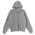 Distressed Grey Zip Up