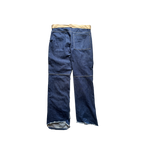 Layered Denim Pants