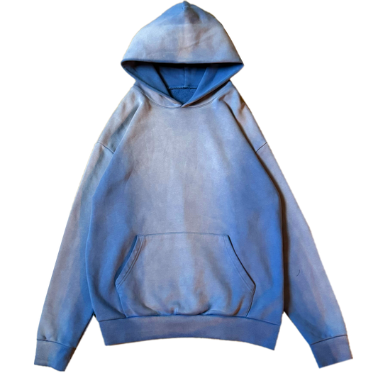 Ice Blue Sun-faded Hoodie V2