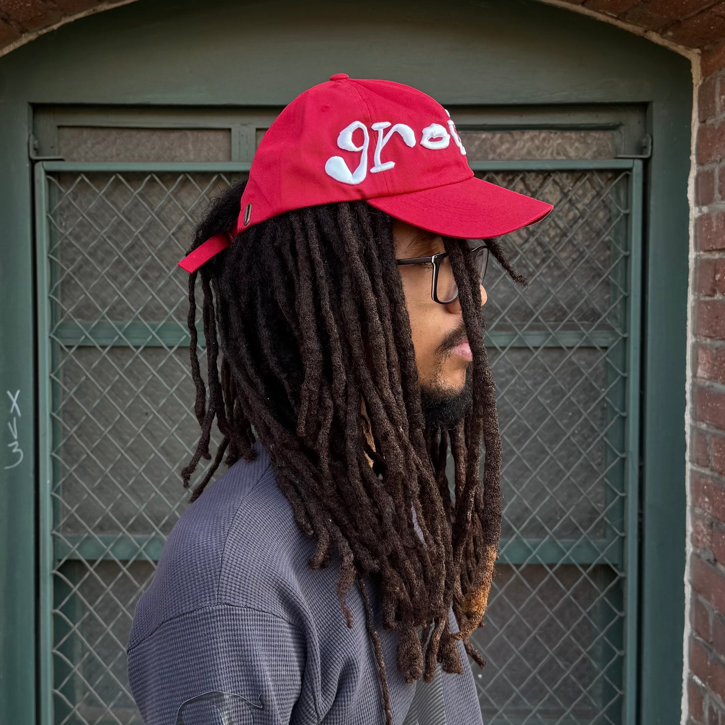 Grounded Logo Hat - Red