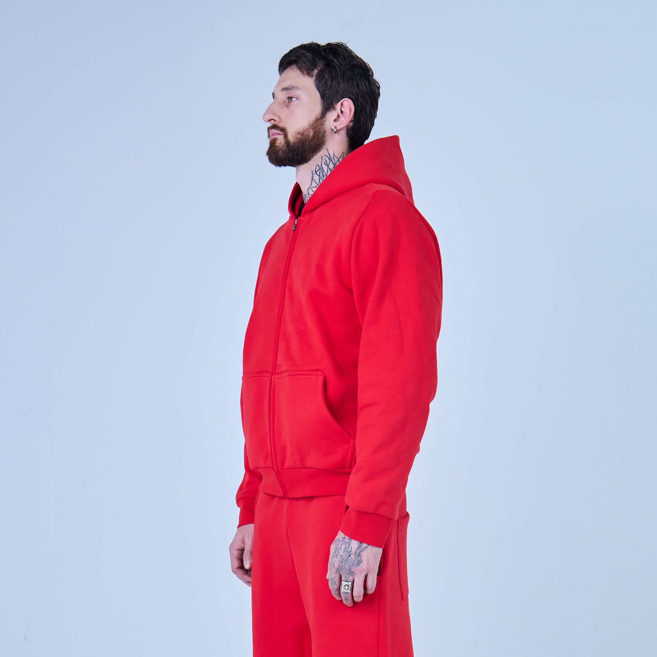 Red Zip Up