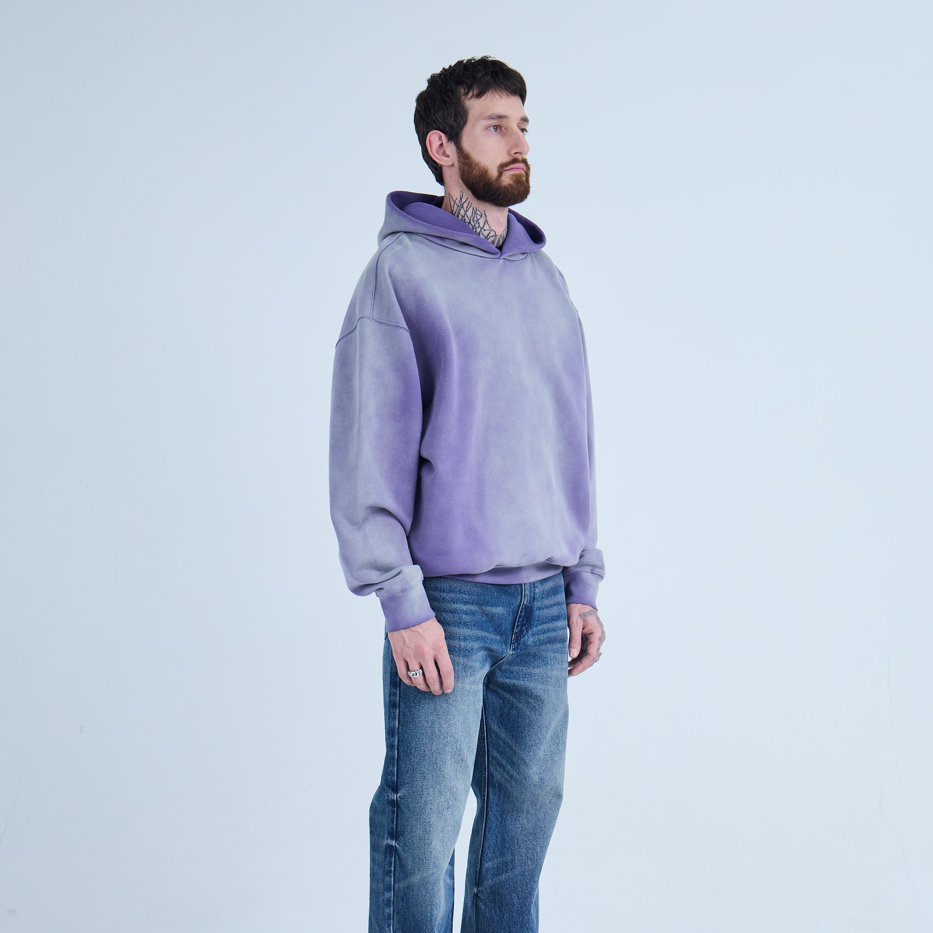 Purple Sun-faded Hoodie V1