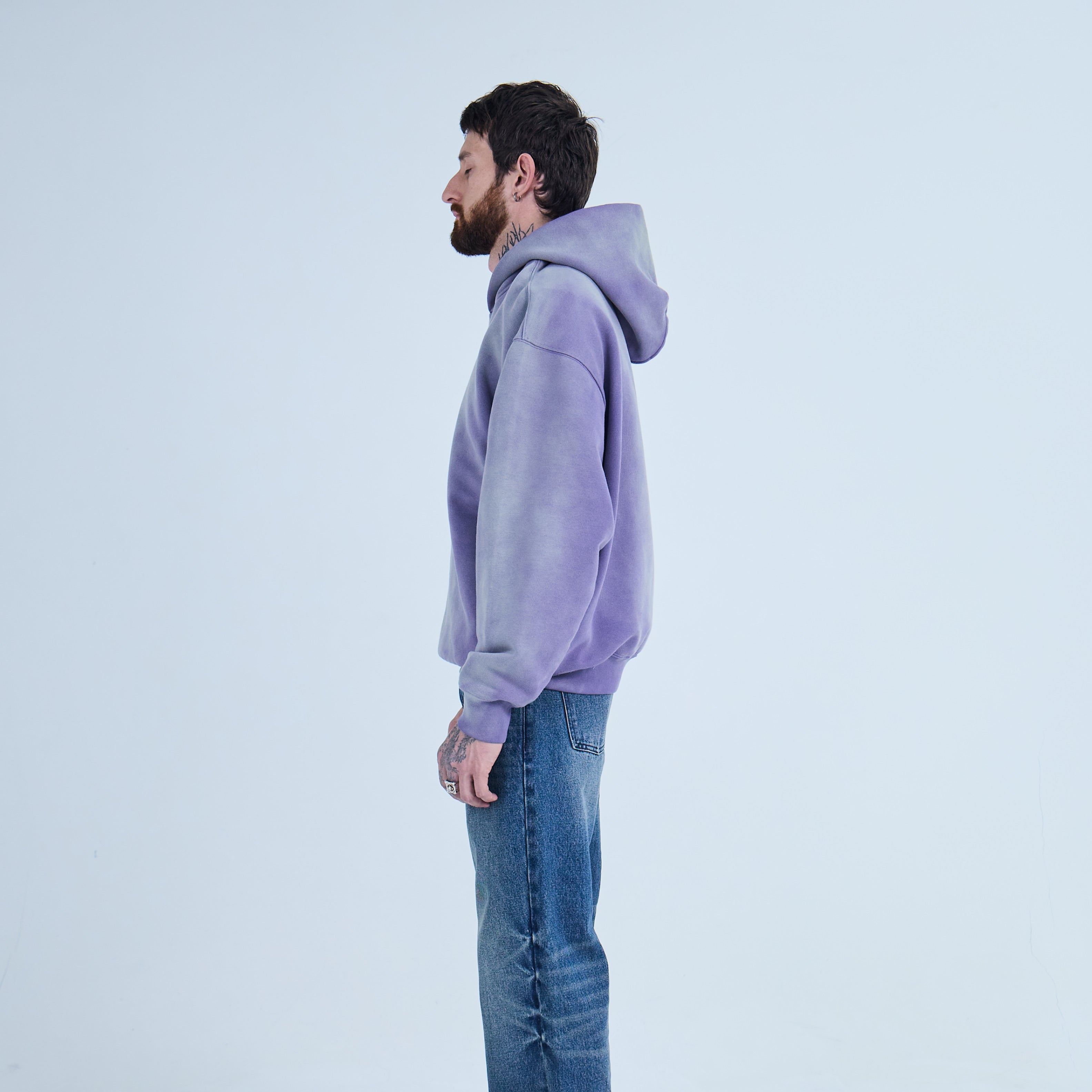 Purple Sun-faded Hoodie V1