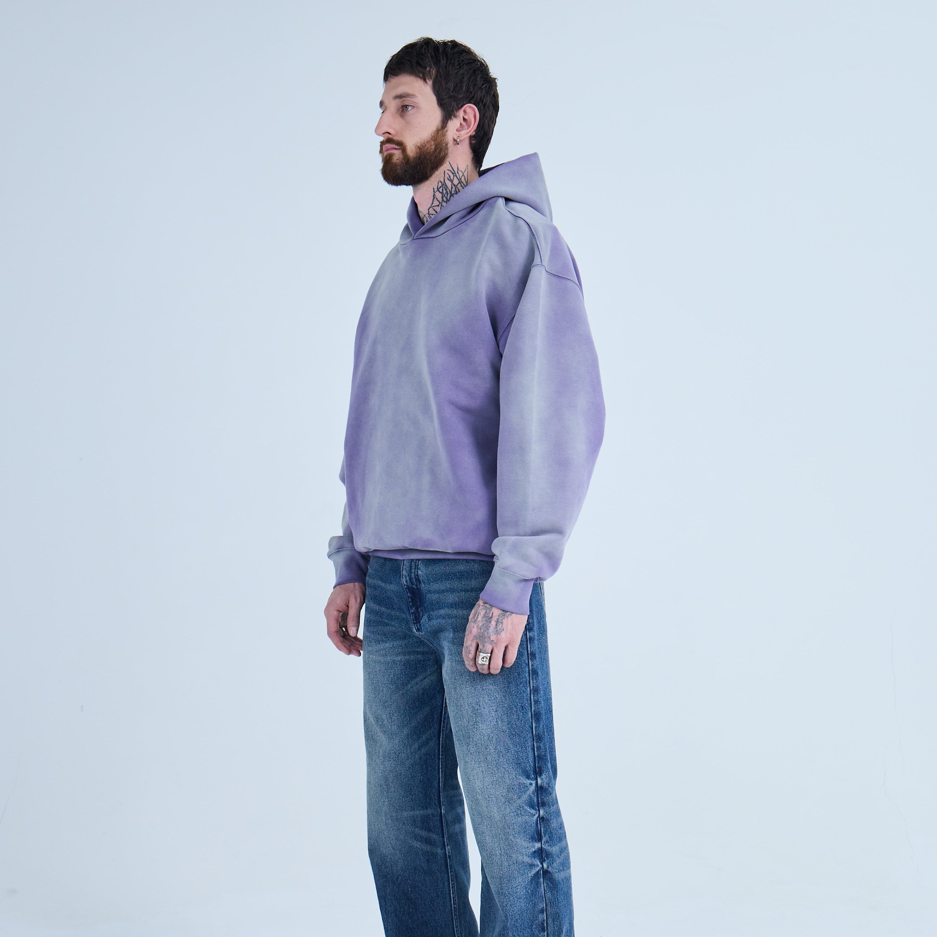 Purple Sun-faded Hoodie V1