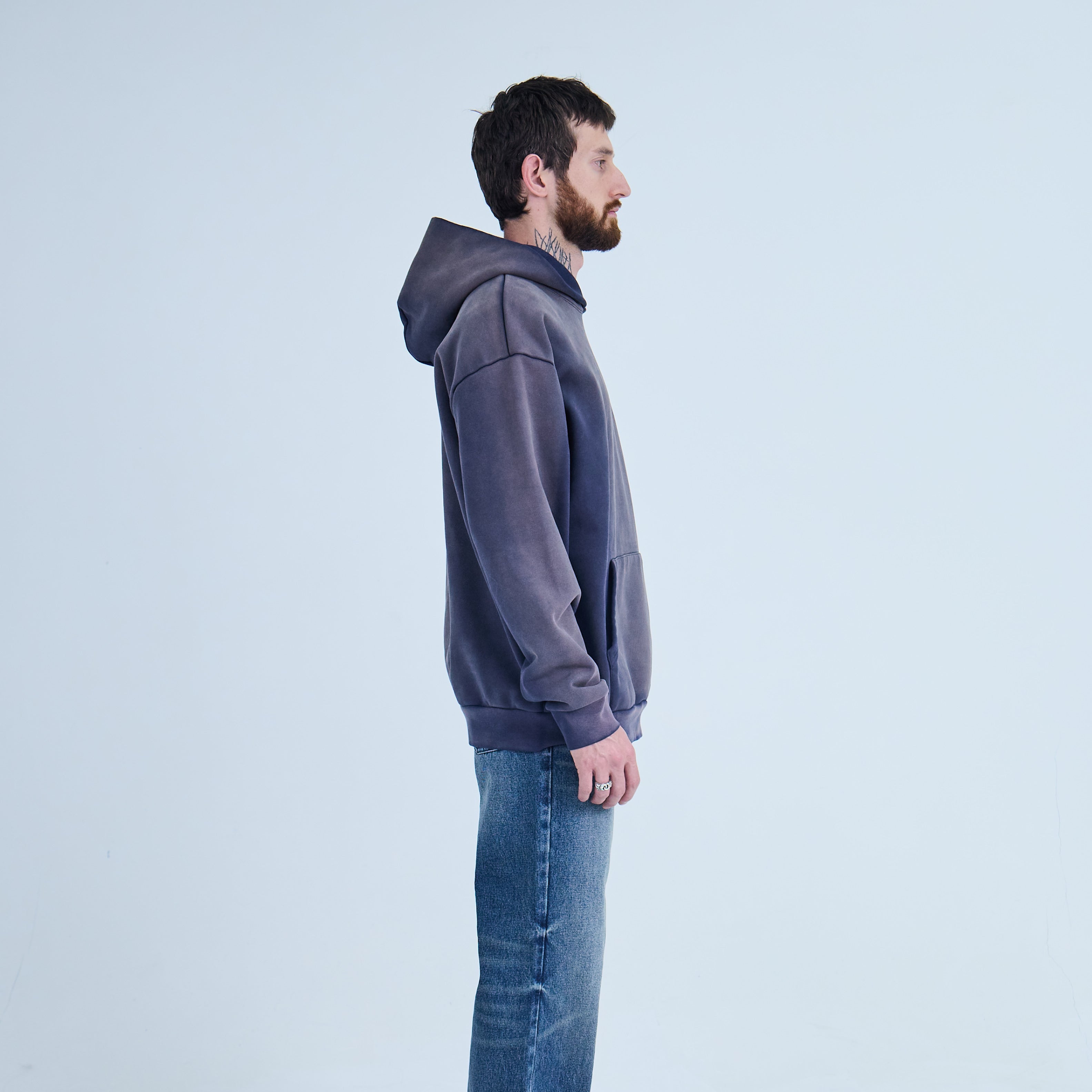 Navy Sun-faded Hoodie V2