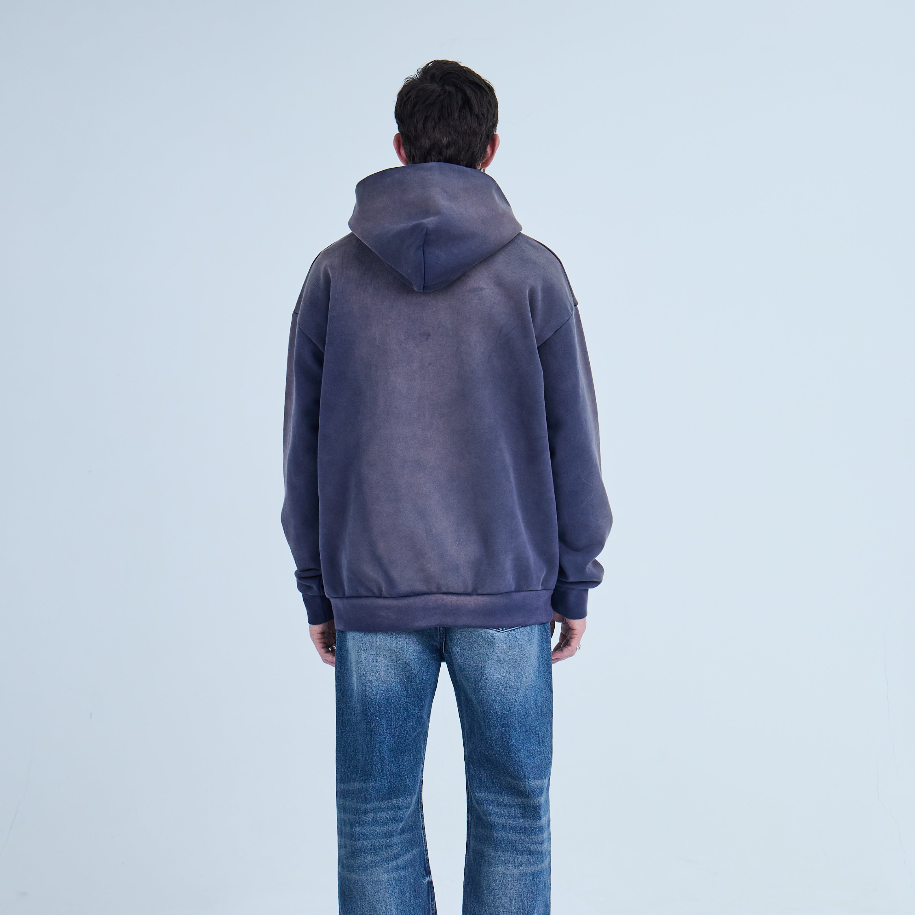 Navy Sun-faded Hoodie V2