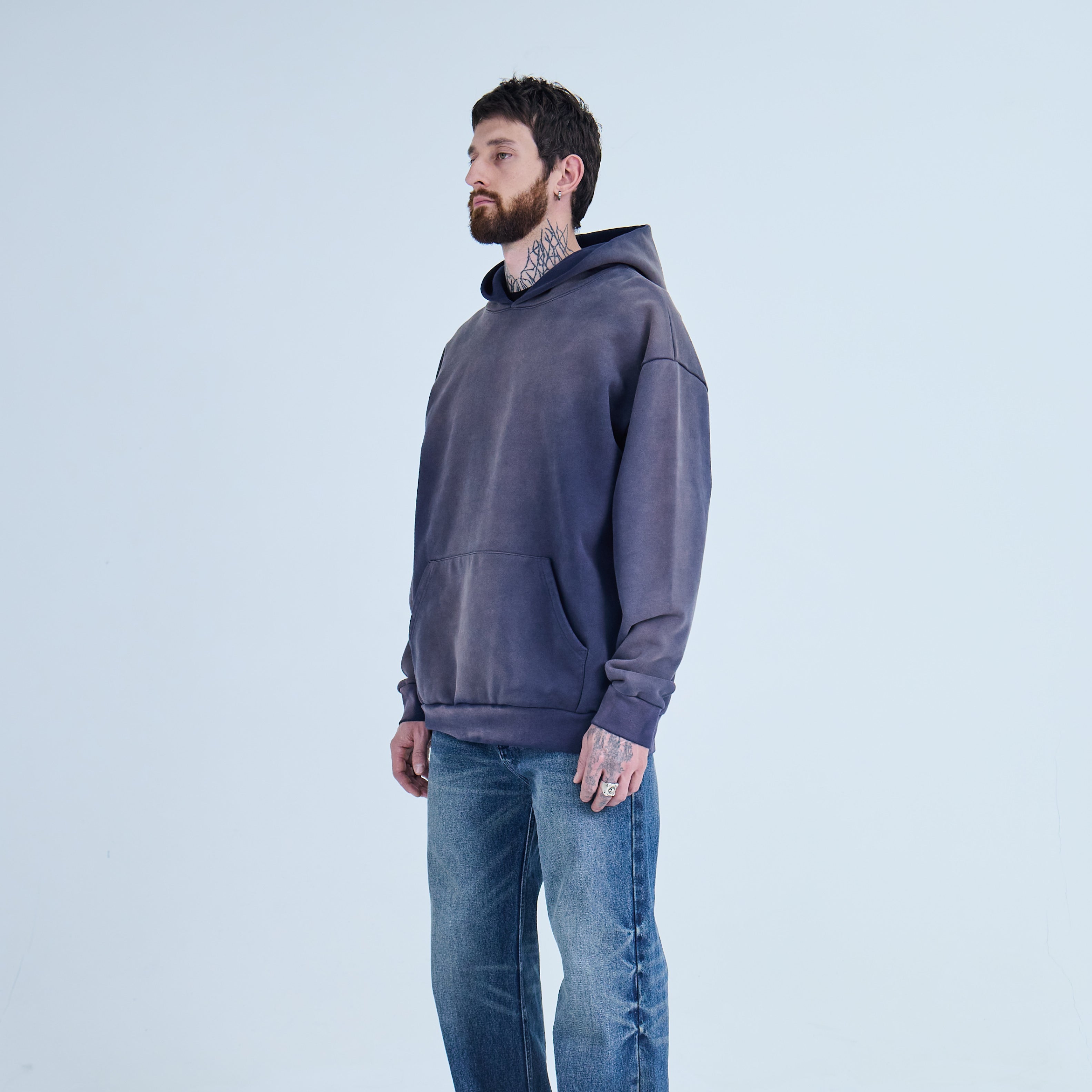 Navy Sun-faded Hoodie V2