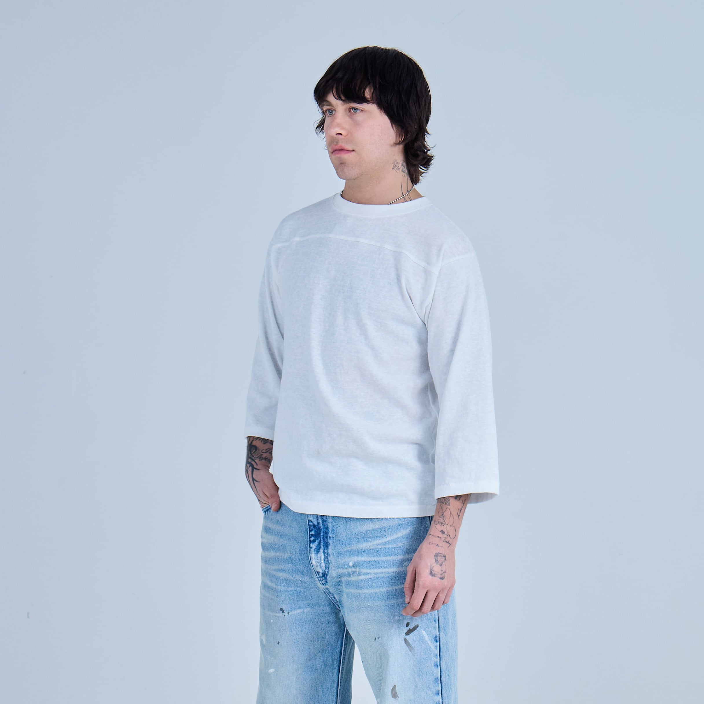 3/4 Tee (White)