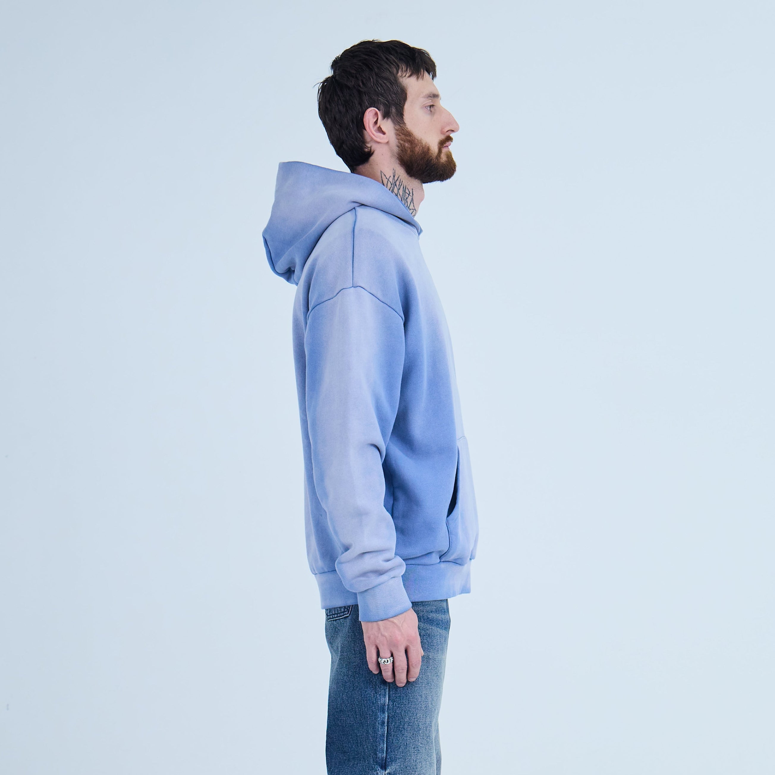 Ice Blue Sun-faded Hoodie V2