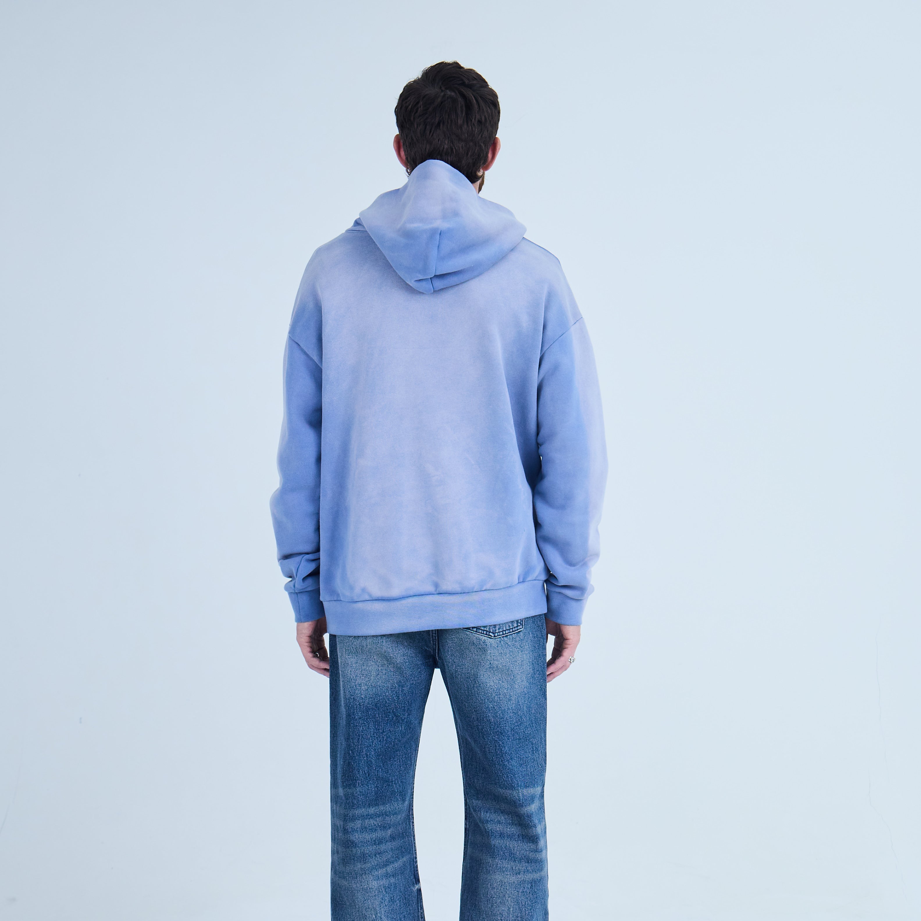 Ice Blue Sun-faded Hoodie V2