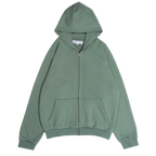 Green Zip Up