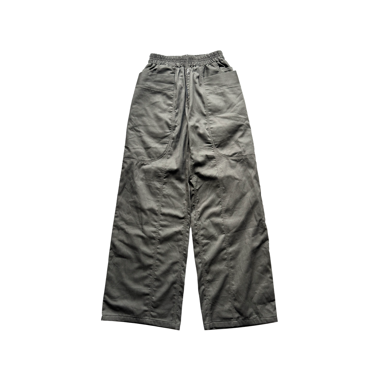 Grey Nylon Pants