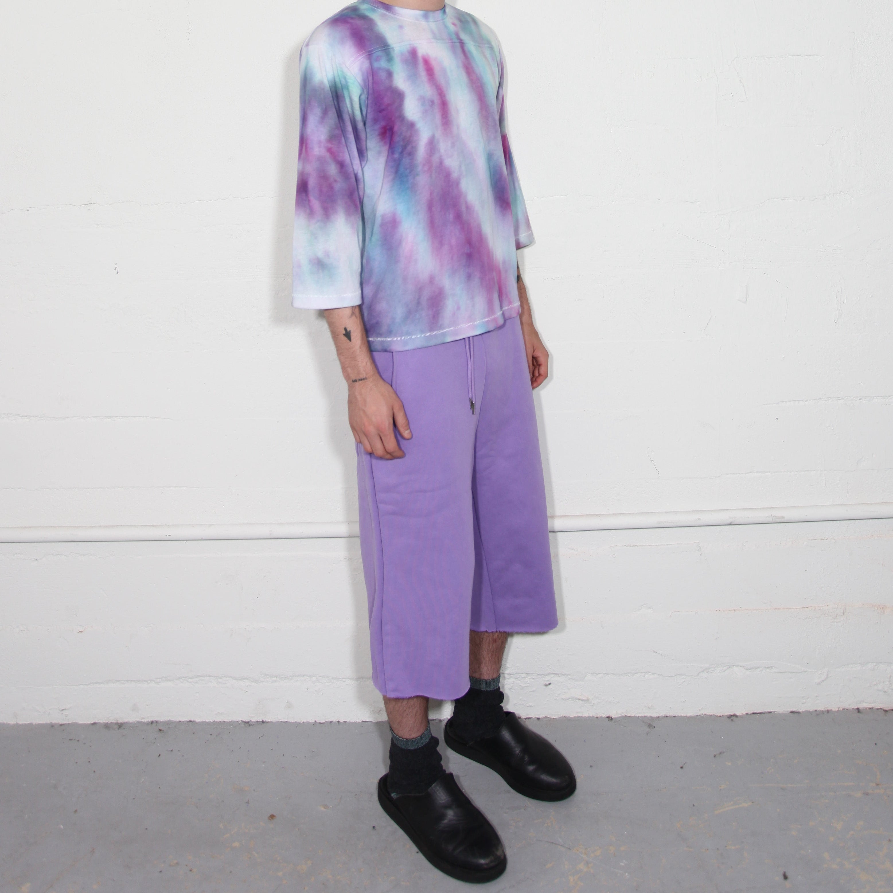 Purple Sweatshorts