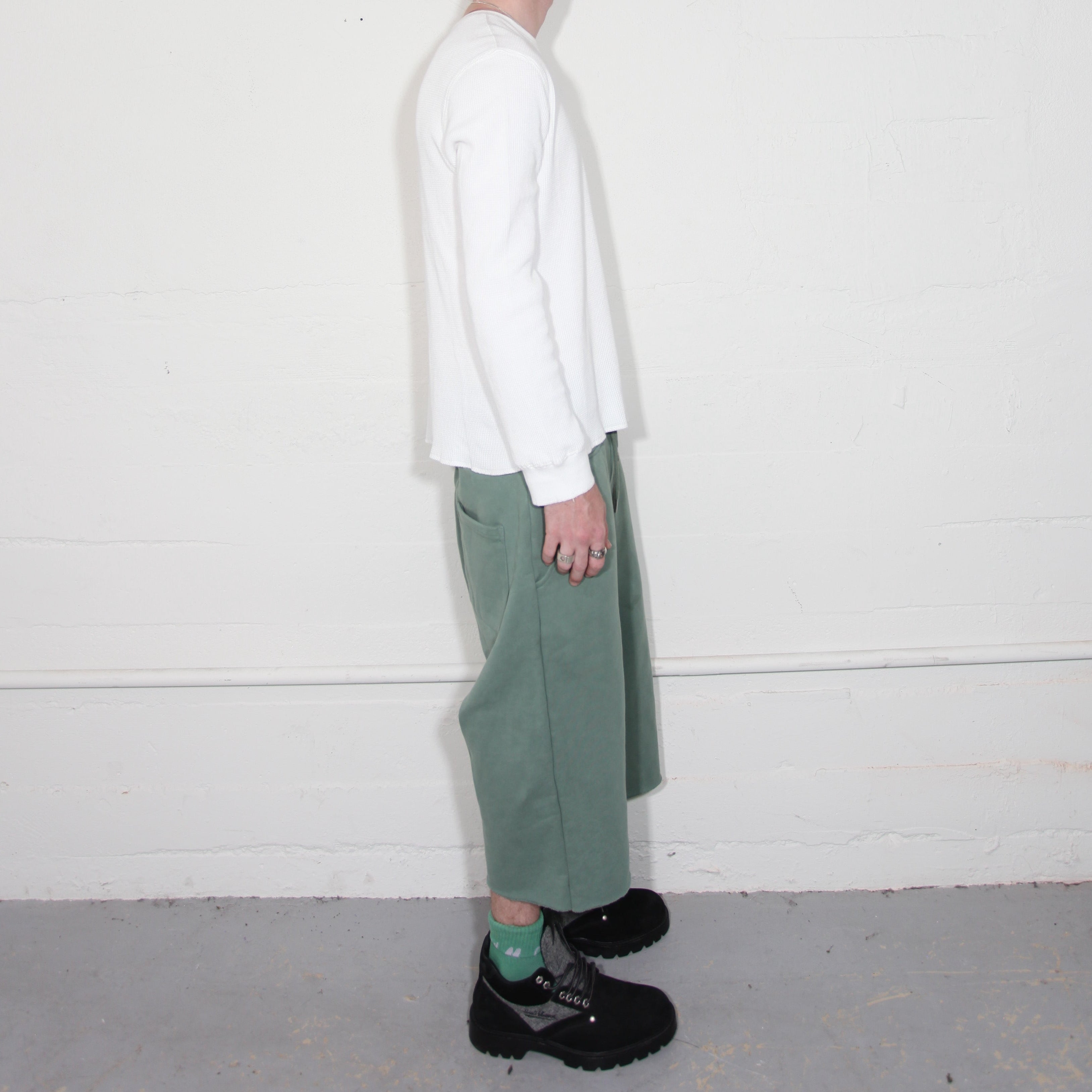 Green Sweatshorts