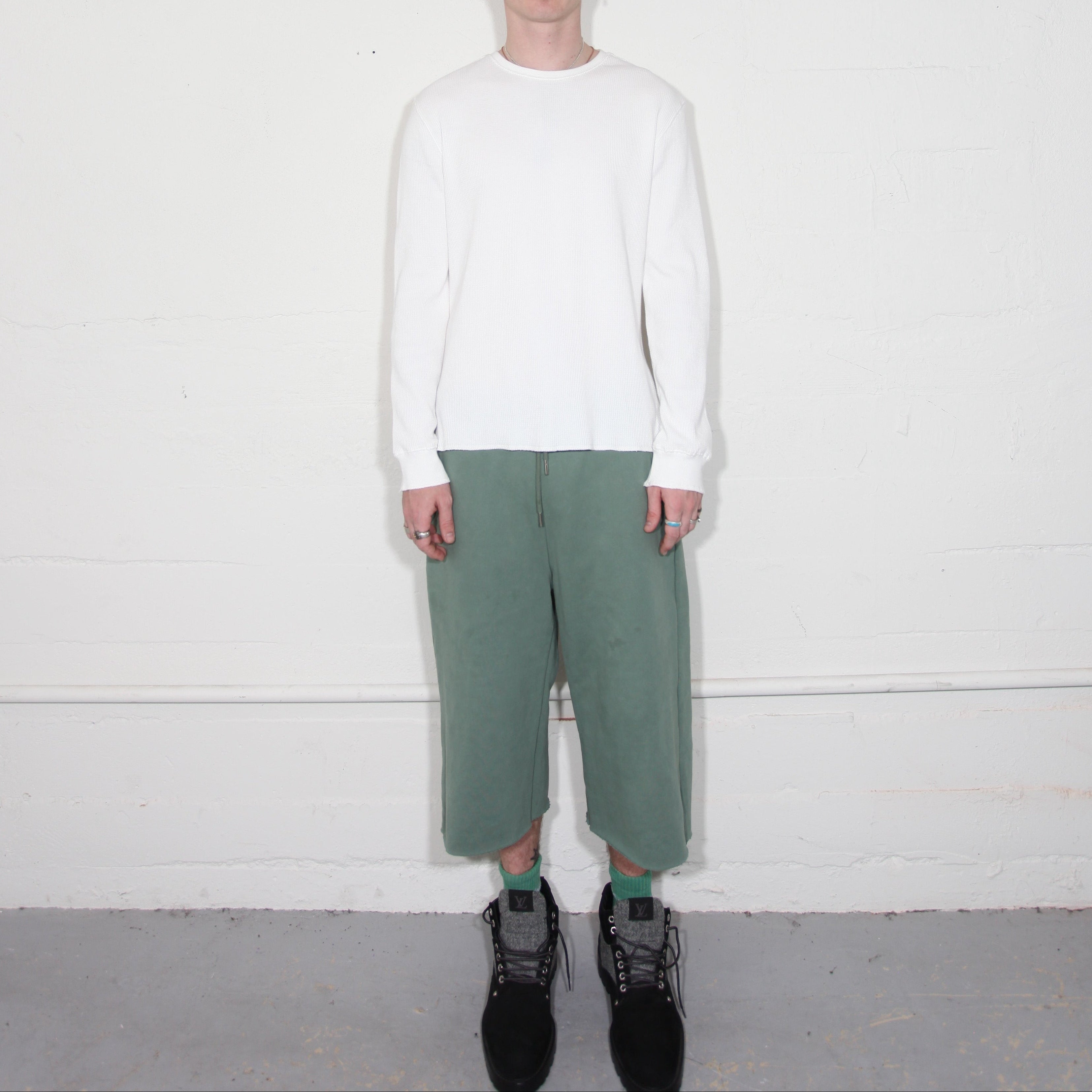 Green Sweatshorts