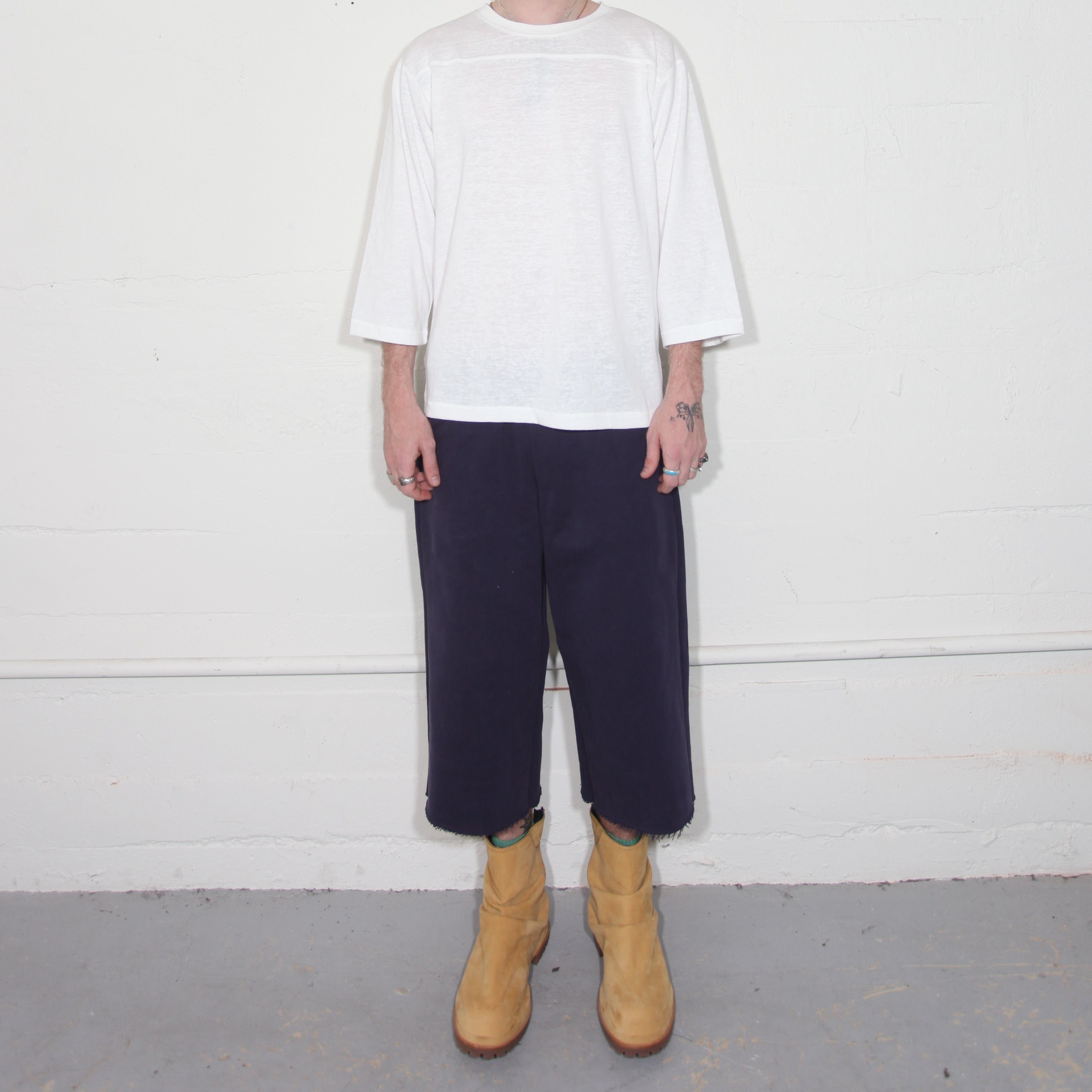Navy Sweatshorts