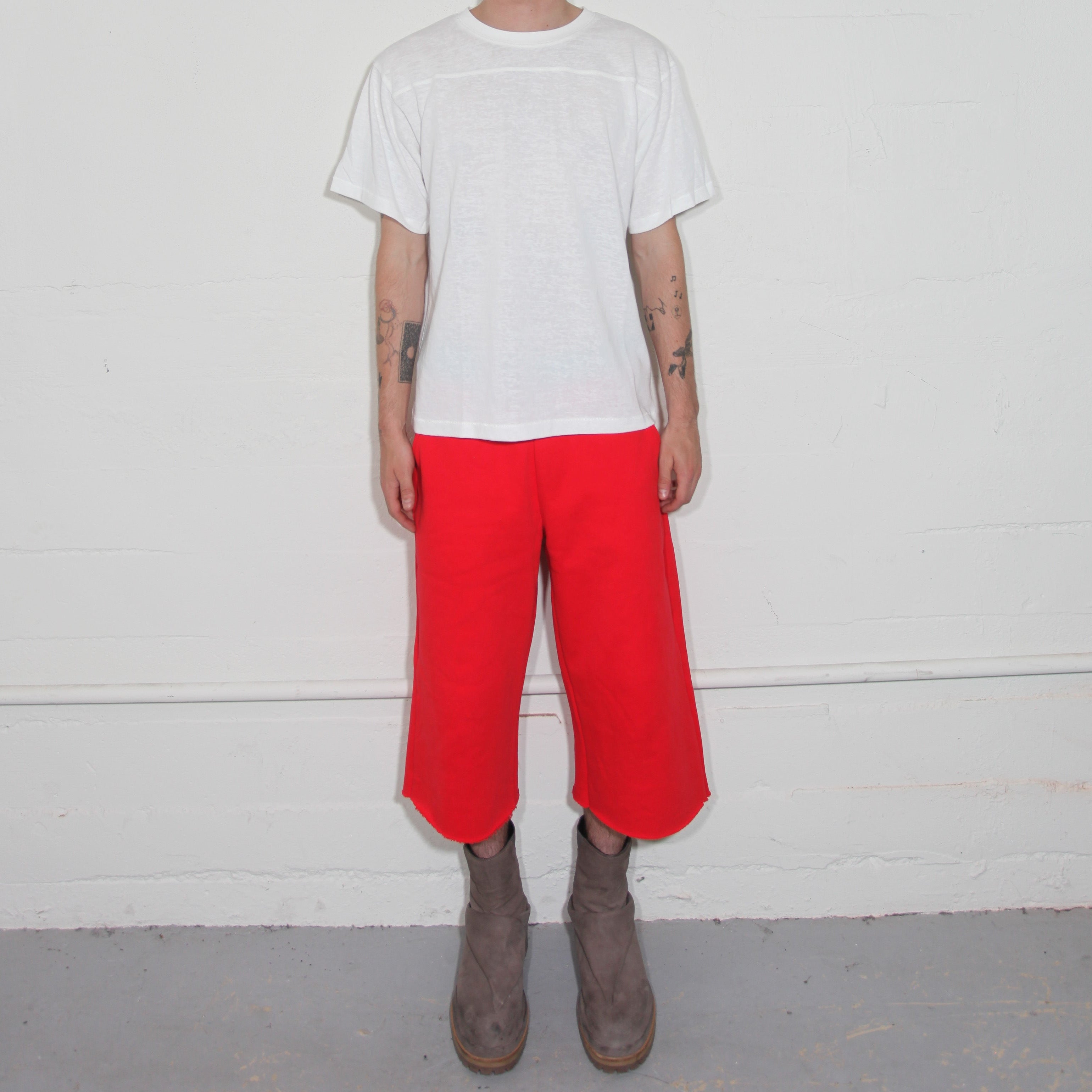 Red Sweatshorts