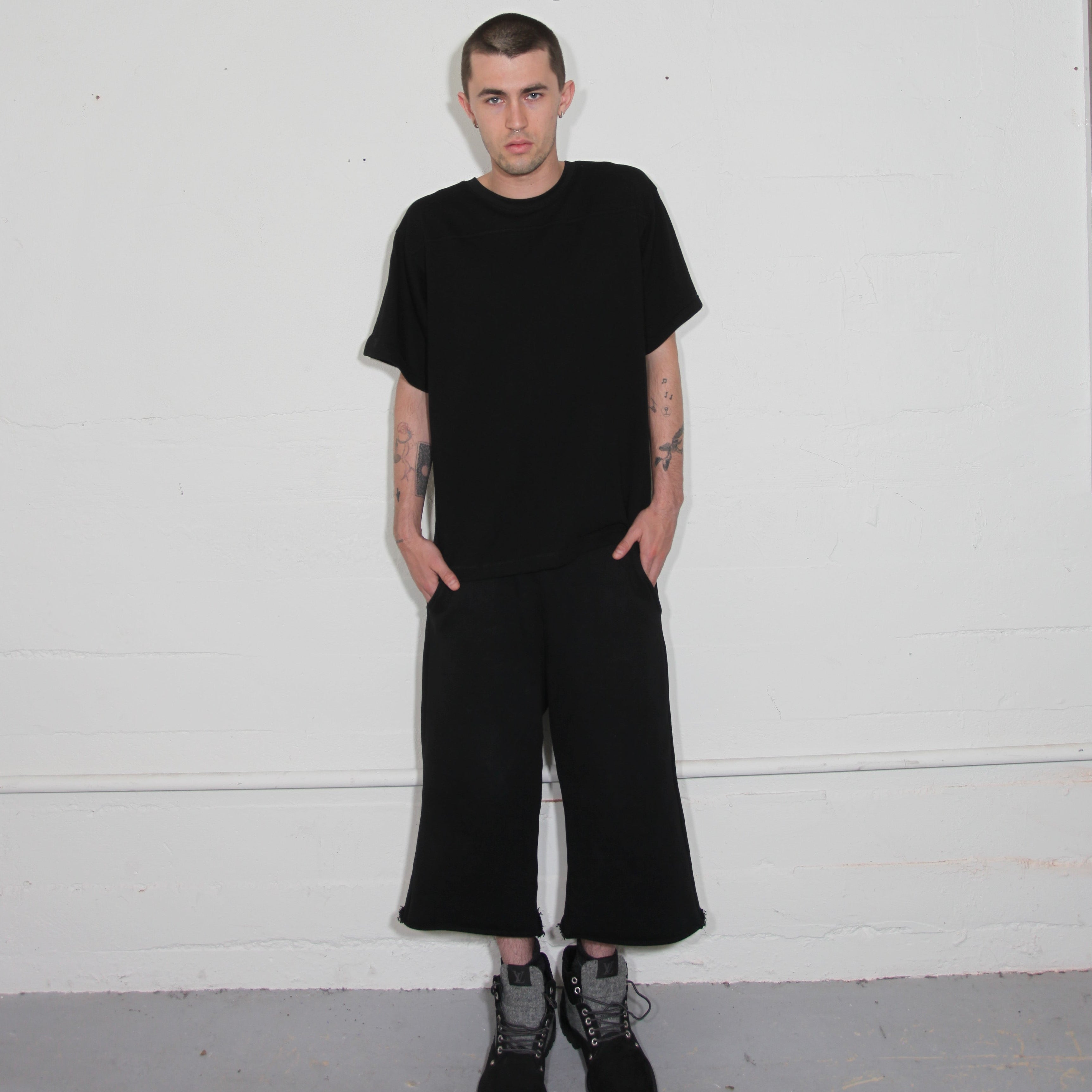 Black Sweatshorts