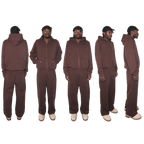 Brown Zip Up