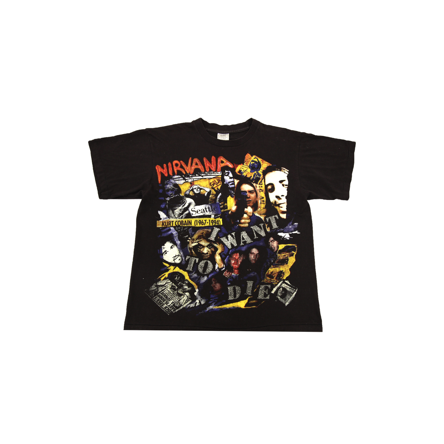 Nirvana Why Kurt Cobain Grunge Tee 1990s