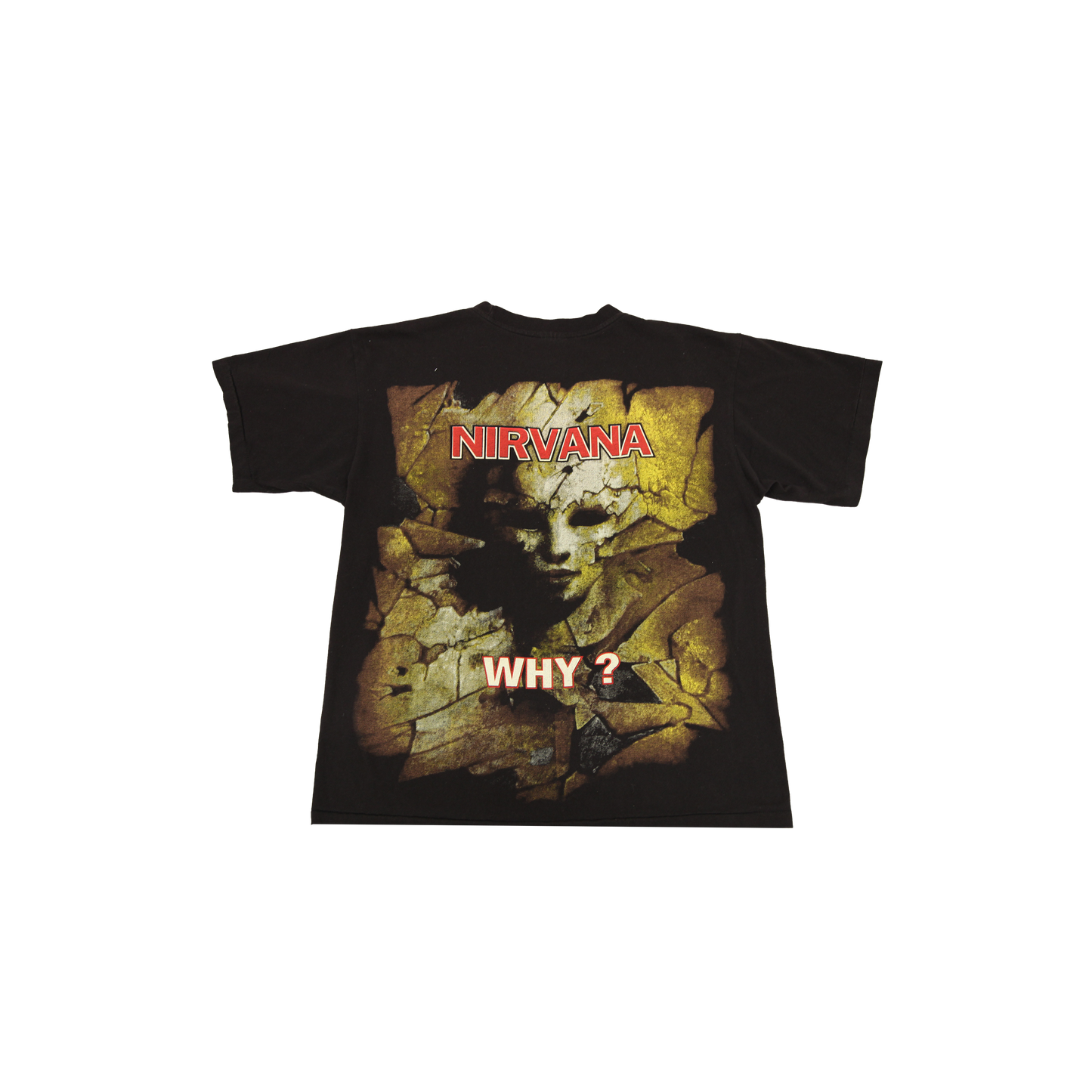 Nirvana Why Kurt Cobain Grunge Tee 1990s