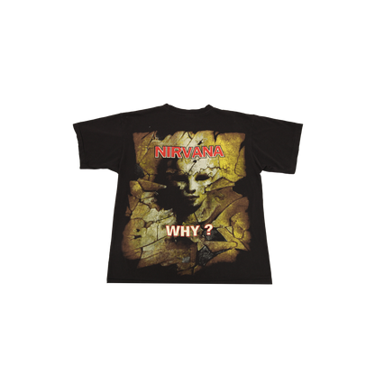 Nirvana Why Kurt Cobain Grunge Tee 1990s